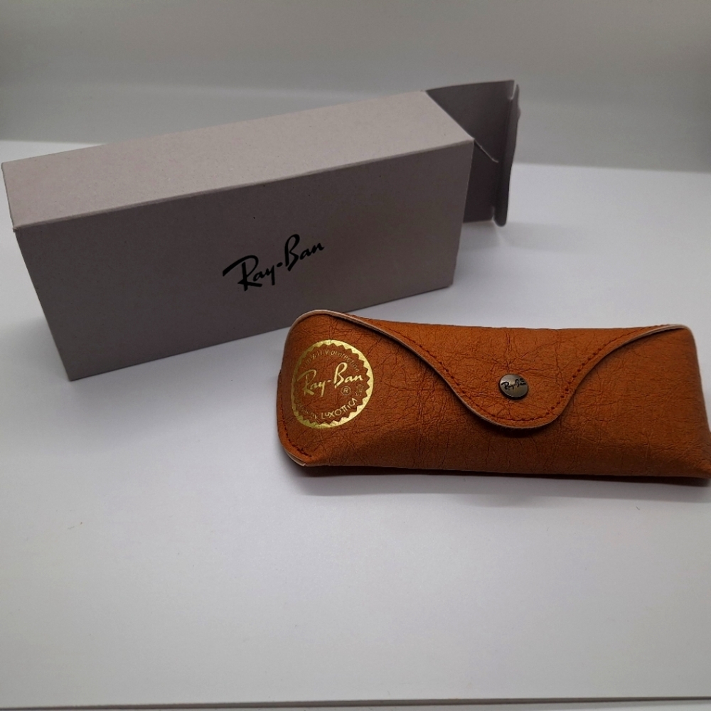 Green Lens Gunmetal Frame Ray Ban Sunglasses - Picture 4 of 6